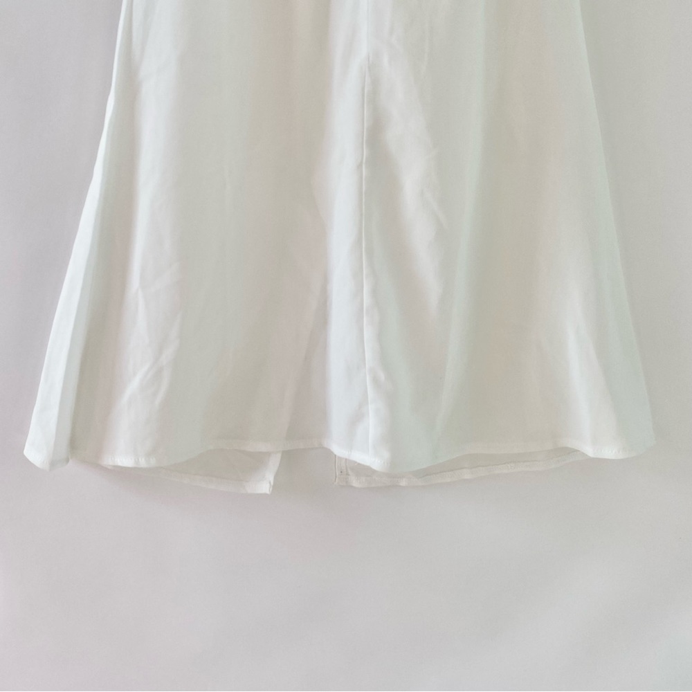 NWT Dress Me Zara White Lace Crop Top & Split Hem Maxi Skirt Two Piece Set Small - Picture 14 of 15